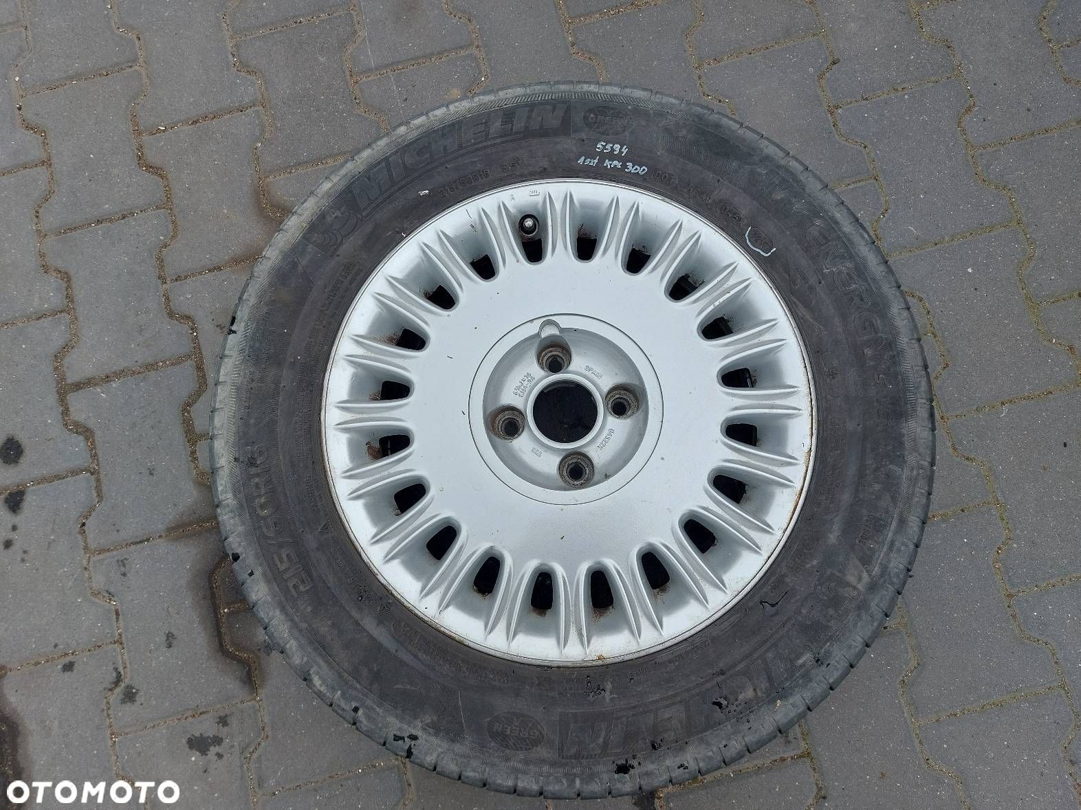 KOŁO FELGA OPONA ZAPAS 4x108 6,5Jx16 FI65,1 215/60R16 CITROEN C5 I - 1