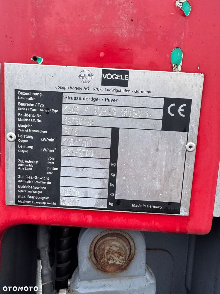 Vogele 1800-3i - 13