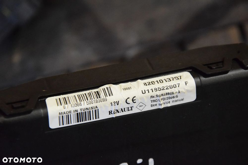 Zestaw startowy Dacia Logan I 08-12 1.5 dci 8201002106 8201083336 Sterownik silnika - 3