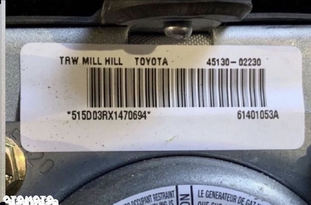 45130-02230 Airbag poduszka powietrzna kierownicy Toyota corolla e12 - 3