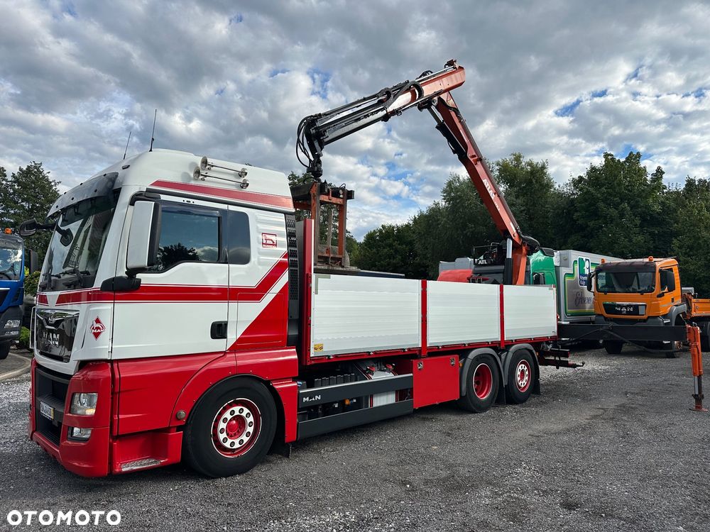 MAN TGX 480 HDS z Niemiec 600tkm 2017r skręta os skóry klima full air - 1