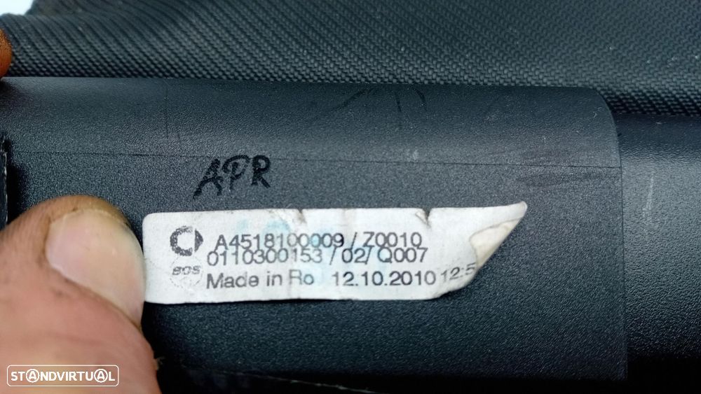 Chapeleira / tampo da mala SMART ForTwo Cabrio (451) - 5