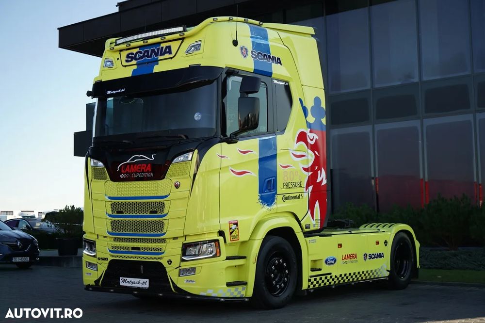 Scania S 520 / V8 / RETARDER / I-PARK COOL / COMPLET AIRMATIC / PIELE / - 1