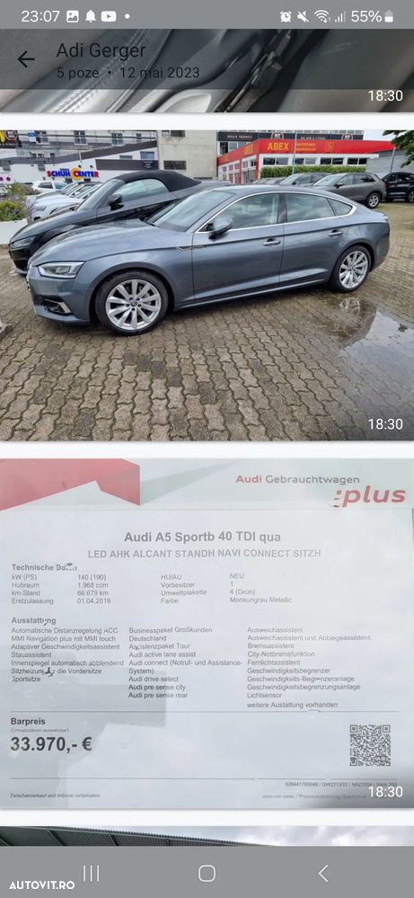 Audi A5 Sportback 2.0 TDI quattro S tronic sport - 2
