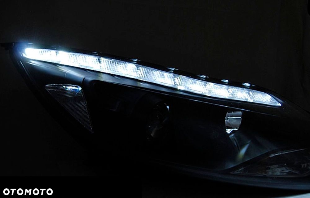 Reflektory Lampy kpl Day line light LED Tuning Ford Focus III 3 mk3 2010-14 - 3