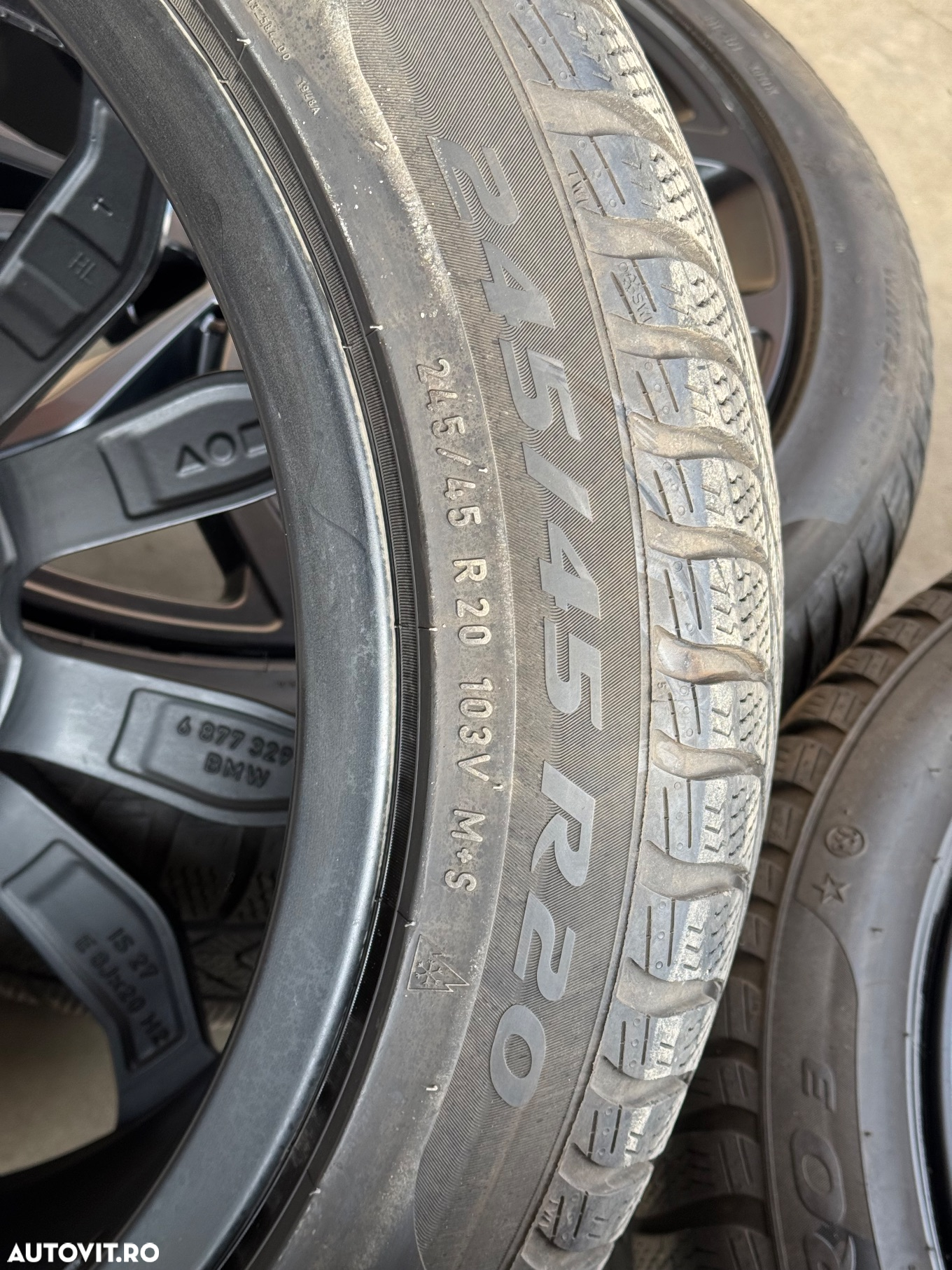 Vând jante originale BMW X4-X3 pe 20” cu anvelope de iarnă - 12