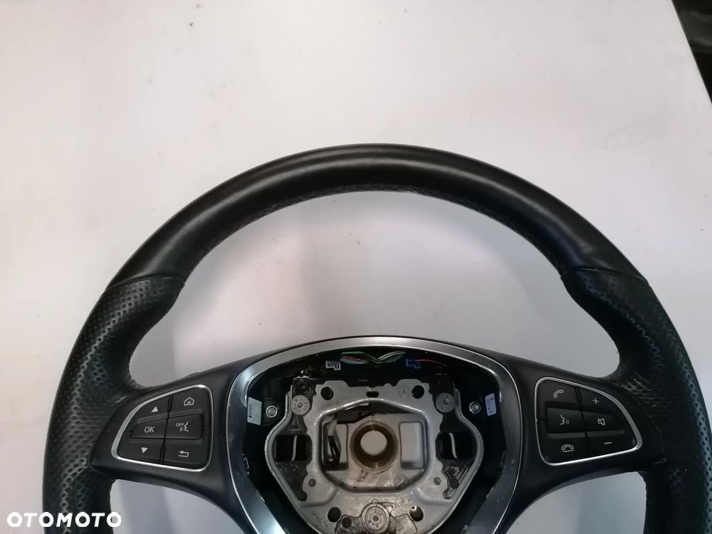 MERCEDES W205 15r KIEROWNICA MULTIFUNKCJA SKÓRZANA ŁOPATKI - 5