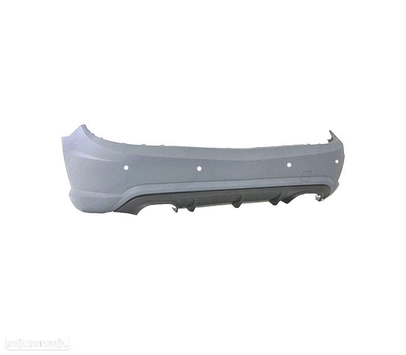 PÁRA-CHOQUES TRASEIRO MERCEDES SLK R172 11-15 LOOK AMG SAIDA SIMPLES - 2