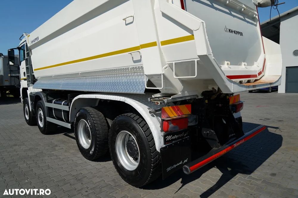 MAN TGS 41.460 / 8x8 / BASCULANTE SPATE / MANUAL / KH-KIPPER / EURO 6 / 2019 / CONTRACTUL DE SERVICE - 14
