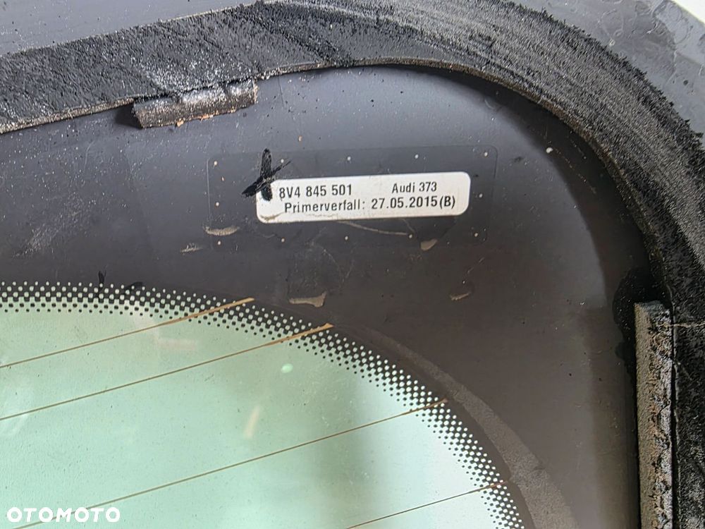 SZYBA TYLNA TYŁ Z KLAPY AUDI A3 8V 5-DRZWI SPORTBACK 8V4845501 2015 ROK - 7