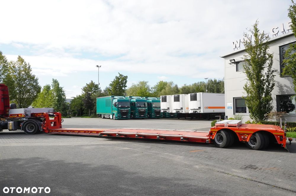 Kassbohrer LB2 TIEF-BETT / 16.5 m / Naczepa rozsuwana / osie skrętne / 2 sztuki - 5