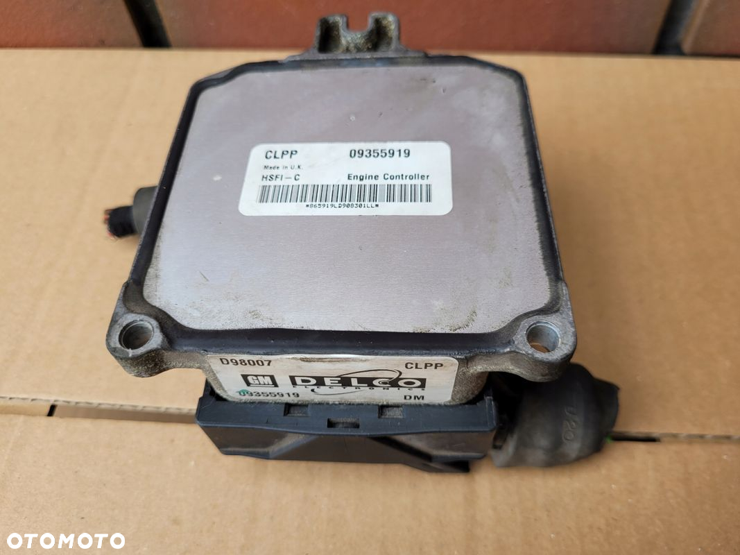 Opel Astra Sterownik silnika 09355919 CLPP - 2