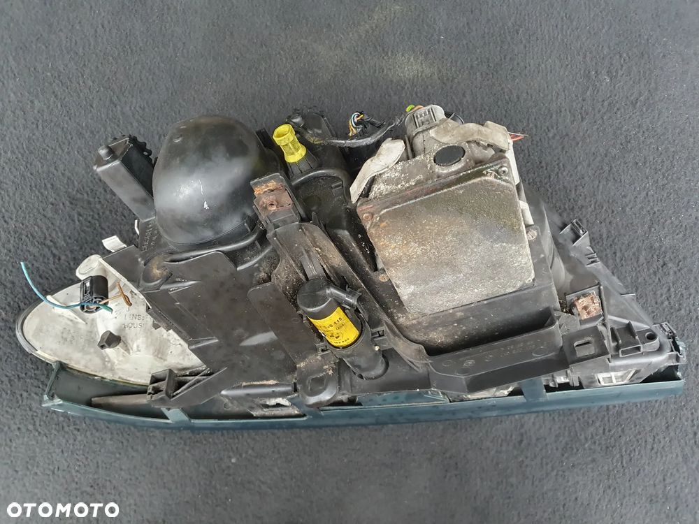 BMW E46 PRZEDLIFT REFLEKTORY LAMPY LEWA PRAWA KOMPLET EUROPA RINGI LED XENON ORYGINAŁ KOMPLETNE PRZETWORNICE KIERUNKOWSKAZY POMPKI SPRYSKIWACZY - 12