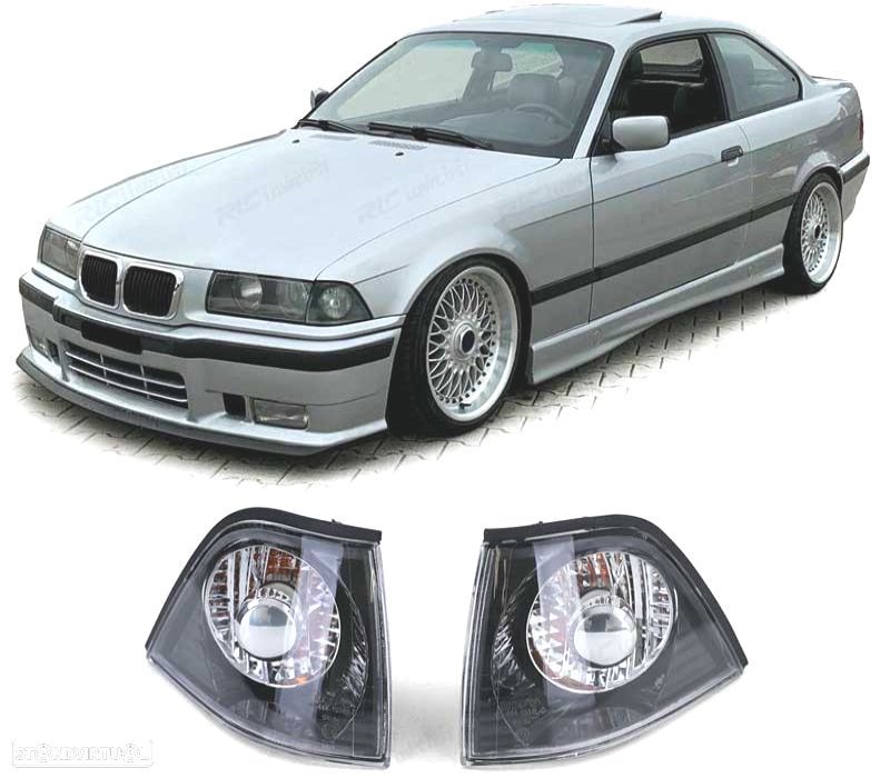 PISCAS FRONTAIS BMW E36 2P 91-99 PRETO - 1