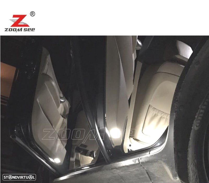 KIT COMPLETO DE 20 LÂMPADAS LED INTERIOR PARA BMW X5 F15 M DEPORTE SDRIVE 35I 50I 35I 35D 2014 + - 6