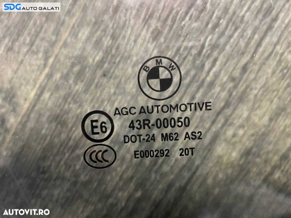 Geam Sticla de pe Usa Portiera Stanga Fata BMW Seria 5 E60 2003 - 2010 Cod 43R-00050 [L8360] - 3