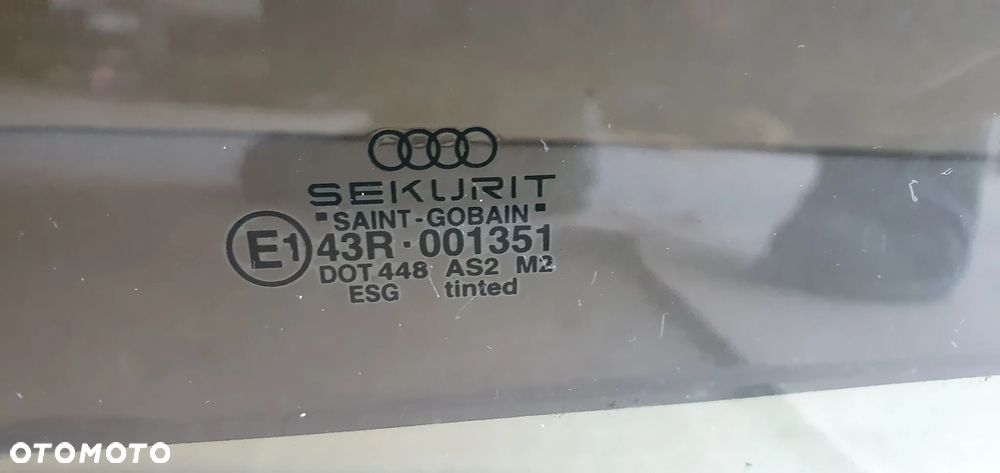 Szyba lewy tył tylna lewa Audi A4 B6 Sedan AS2 - 4