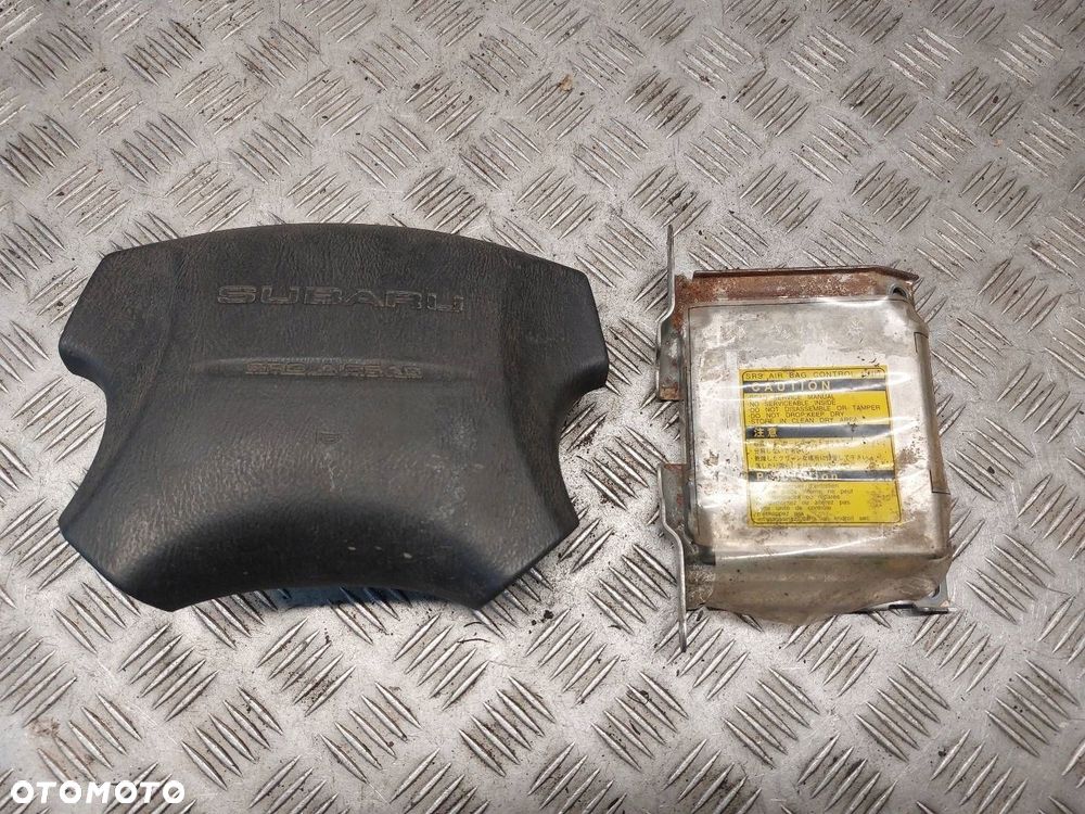 ZESTAW AIRBAG POSTRZAŁOWY KOKPIT MODUŁ PODUSZKA SUBARU FORESTER I LIFT - 7