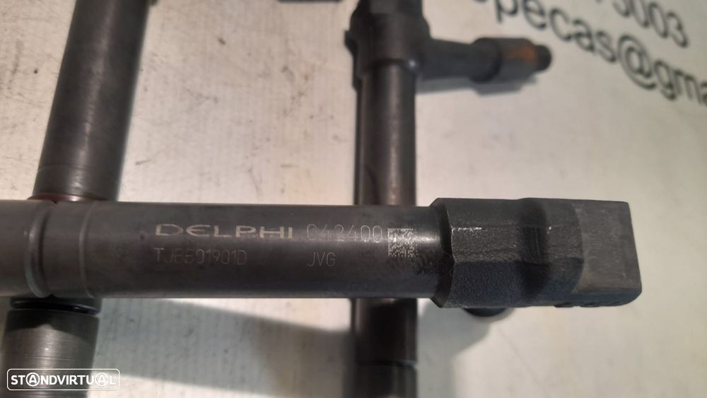 INJETOR INJETORES INJECTOR INJECTORES OPEL CORSA C X01 1.7 DTI 16V 65CV Y17DTL TJBB01901D DELPHI ASTRA G T98 H A04 COMBO - 3