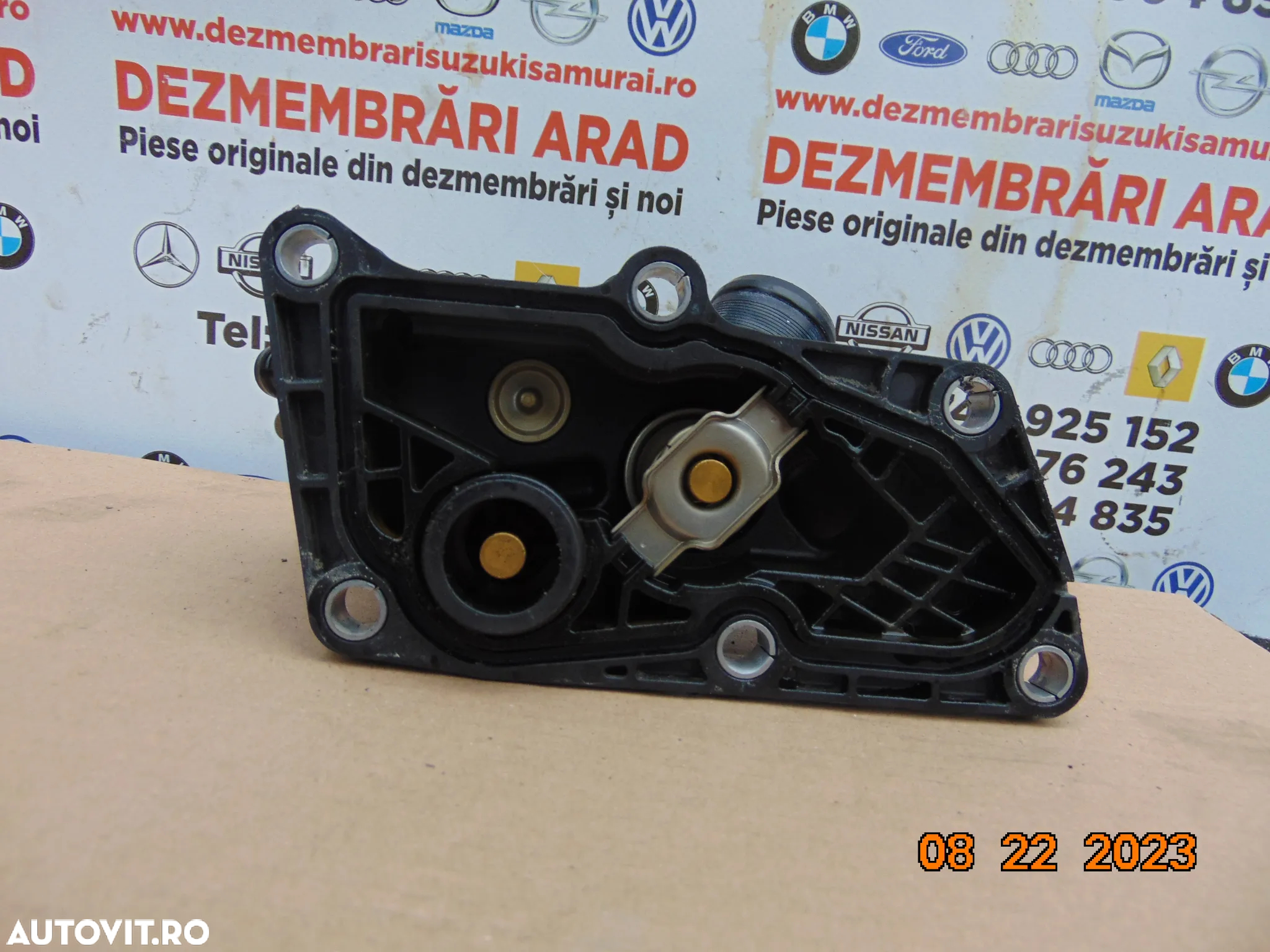 Carcasa Termostat Dacia 1.0 Duster Logan sandero MCV Jogger Renault Clio 5 Captur 2 Nissan juke mic - 2