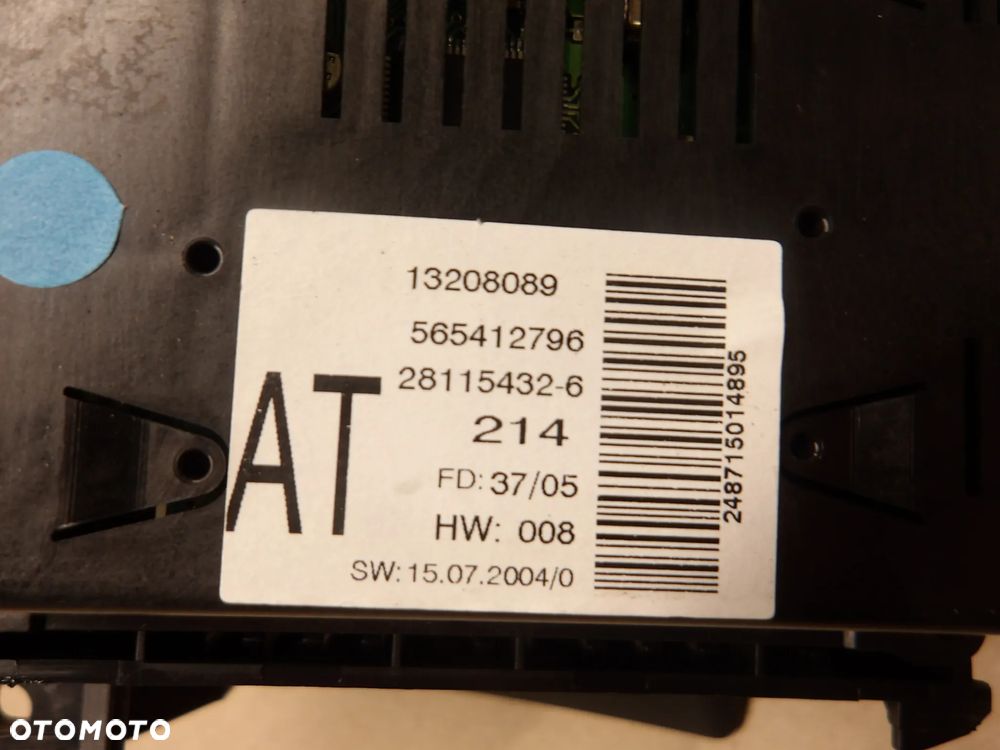 OPEL ASTRA III H HB 5D 1.9D HB 5D WYŚWIETLACZ 13208089 - 5