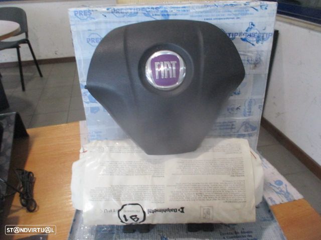 Kit Airbags PB70044030  00517541130  PA70043042 FIAT GRANDE PUNTO 3 2008 1.3JTD 75CV 5P CINZENTO SEM TABLIER - 1