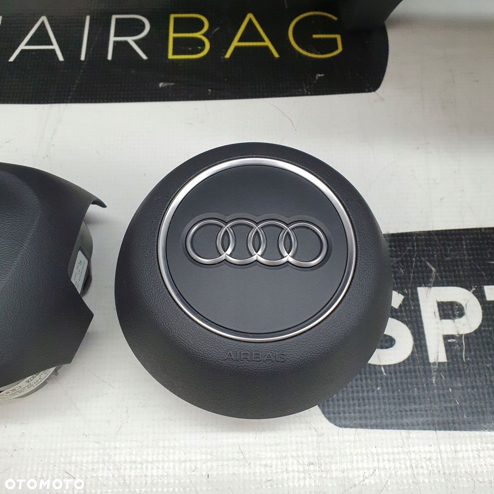 AUDI A4 B9 A5 8W DESKA ROZDZIELCZA KONSOLA KOKPIT PULPIT PODUSZKI AIRBAG AIR BAG PASY KURTYNY  KIT SET - 8