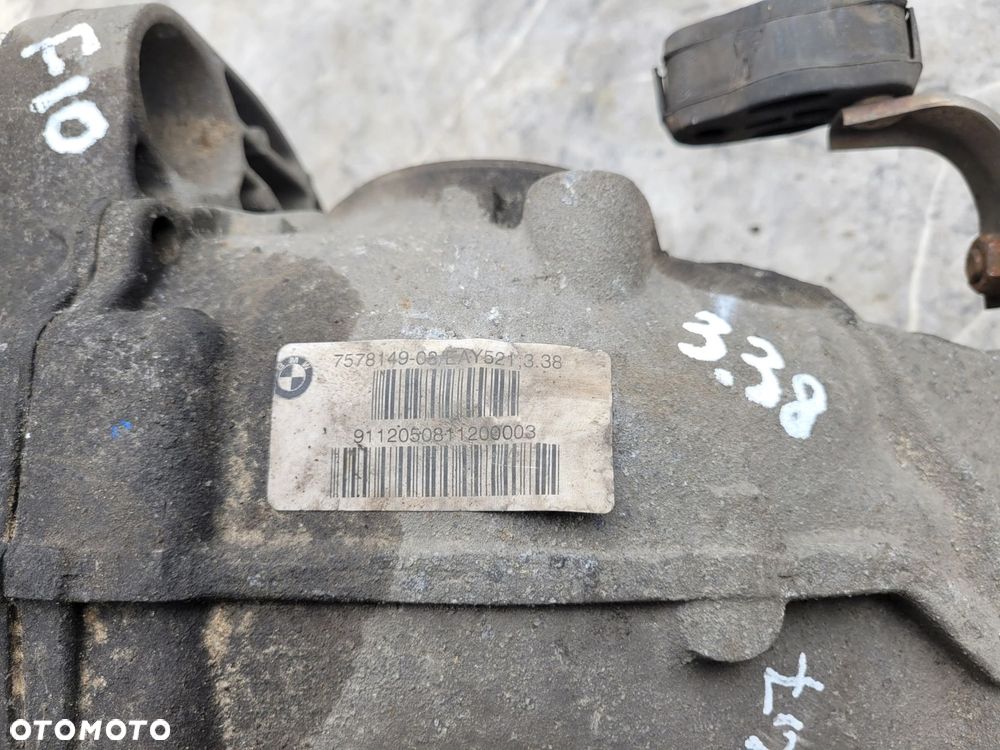 DYFERENCJAŁ DYFER TYŁ TYLNY 3.38 BMW F10 F11 7578149 - 6