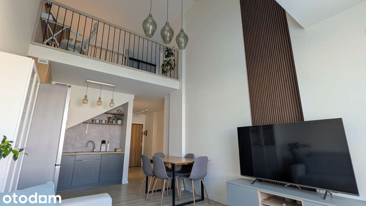 Apartament z antresolą i salonem 5m wys | Wilanów-Zawady| Bez prowizji