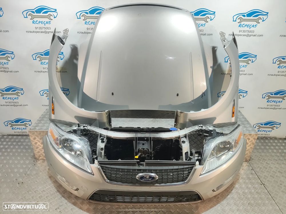 FRENTE COMPLETA FORD MONDEO IV 4 MK4 CAPOT PARACHOQUES SENSORES GUARDA-LAMAS OTICAS RADIADOR VENTILADOR FRENTE FIBRA REFORÇO - 21