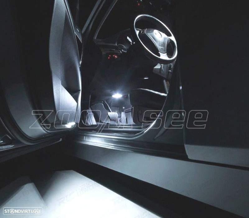 KIT COMPLETO 7 LAMPADAS LED INTERIOR PARA NISSAN PATHFINDER R52 13-17 - 2