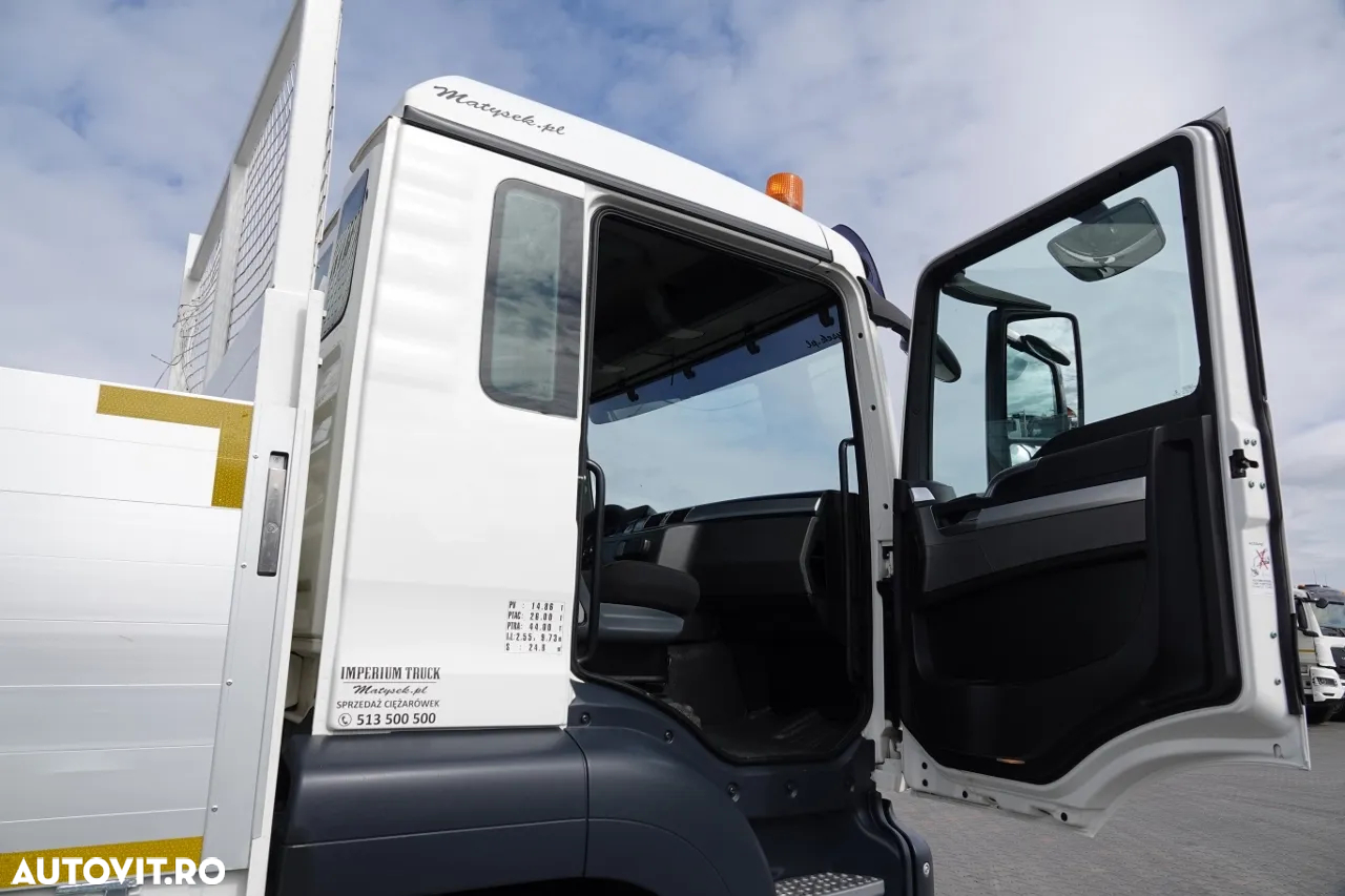 MAN TGS 26.320 / 6X4 / CUTIE 6.5 M + HDS HIAB 188 BS-3 / CAPACITATE MAX: 5000 KG / RADIO CONTROL / ROTATOR / EURO 6 - 35