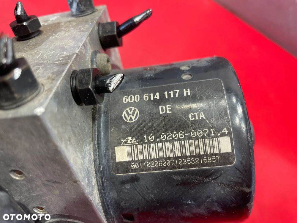 POMPA HAMULCOWA STEROWNIK VOLKSWAGEN POLO 9N 6Q0614117H - 5