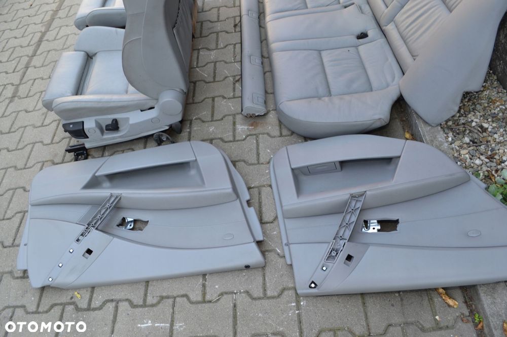 BMW E61 FOTELE SKÓRY KANAPA BOCZKI MPAKIET KOMPLET ANGLIK podgrzewane - 9