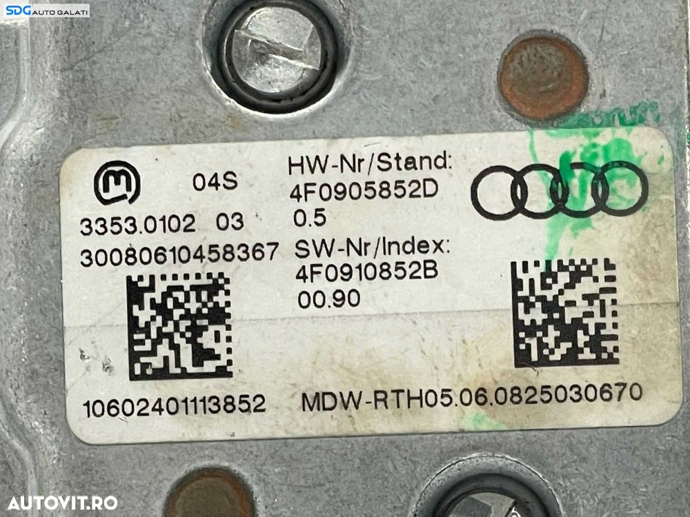 Blocator Imobilizator AX Volan Coloana Directie Audi A6 C6 4F 2005 - 2011 Cod 4F0905852D 4F0910852B [L3855] - 2