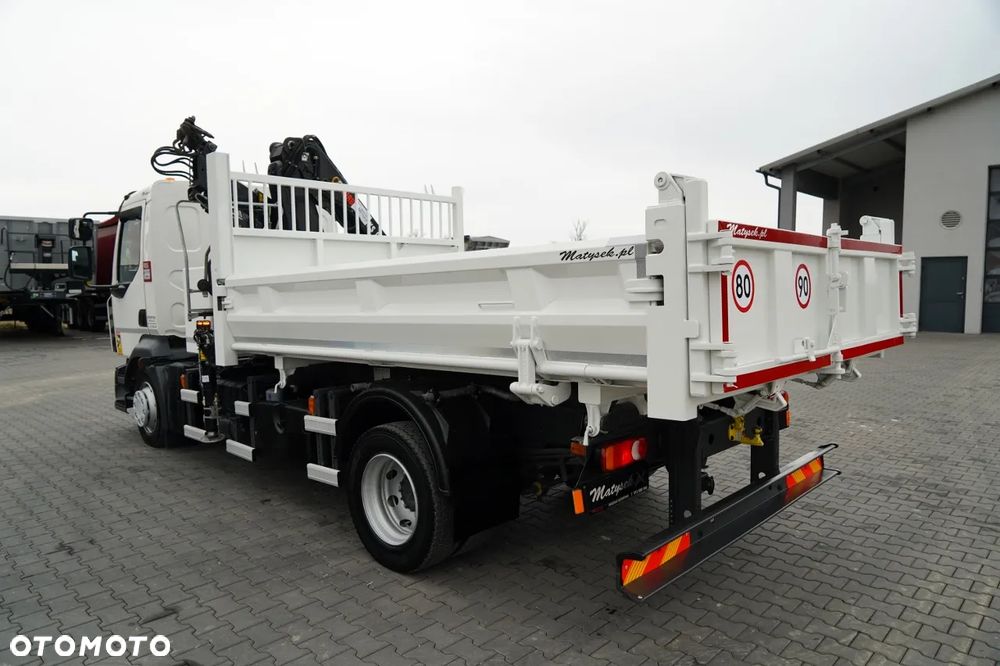 Renault D12  / WYWROTKA 3 STRONNA / HYDROBURTA / HDS HIAB 077 BS2  / ROTATOR / PILOT / EURO 6 - 12
