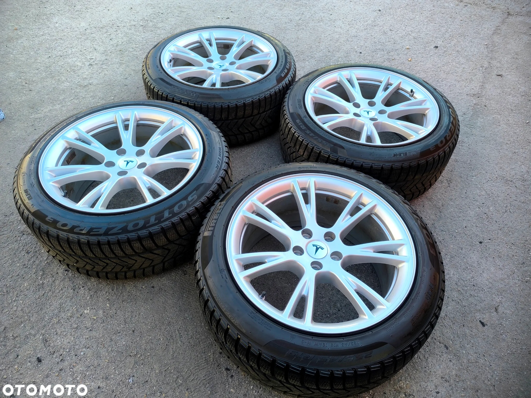 5x114,3 5x114 Felgi Aluminiowe ALUFELGI 19 Koła Zimowe Zima TESLA MODEL Y ALU-RAD Legnica 255/45 6,5mm TPMS - 3