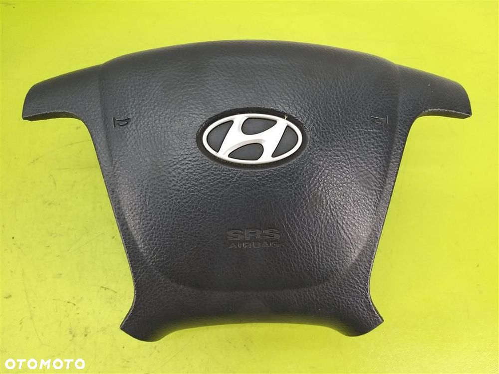 Kierownica z poduszką AIRBAG Hyundai Santa Fe II 2006-2012 SKÓRA ORYGINAŁ - 8