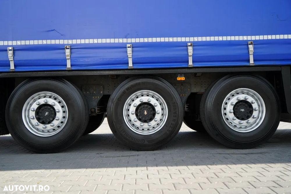 Schmitz Cargobull CARGOBULL / CORTINĂ / STANDARD / AXĂ RIDICATĂ / ACOPERIȘ RIDICAT / COȘ PENTRU PALEȚI / - 26