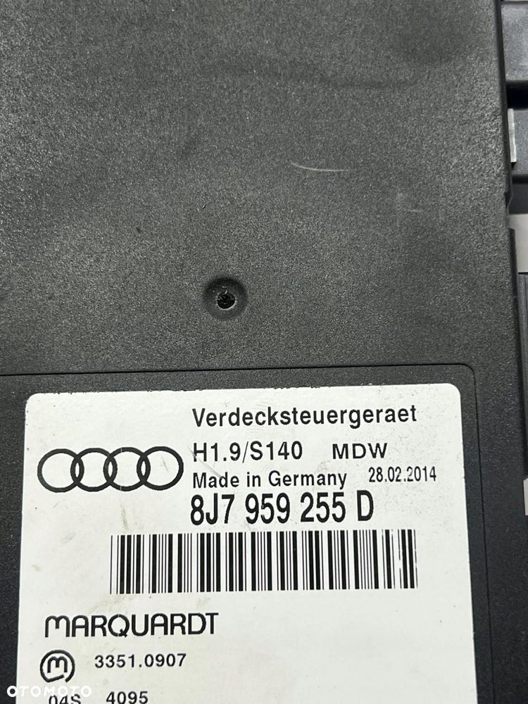 8J7 959 255 D Inne komputery / moduły / sterowniki Audi TT TTS Mk2 2014 - 2