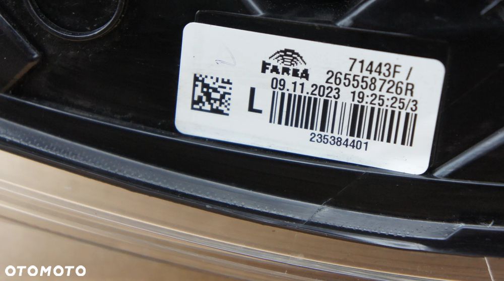 TYLNA LEWA LAMPA RENAULT CLIO V LIFT - 8