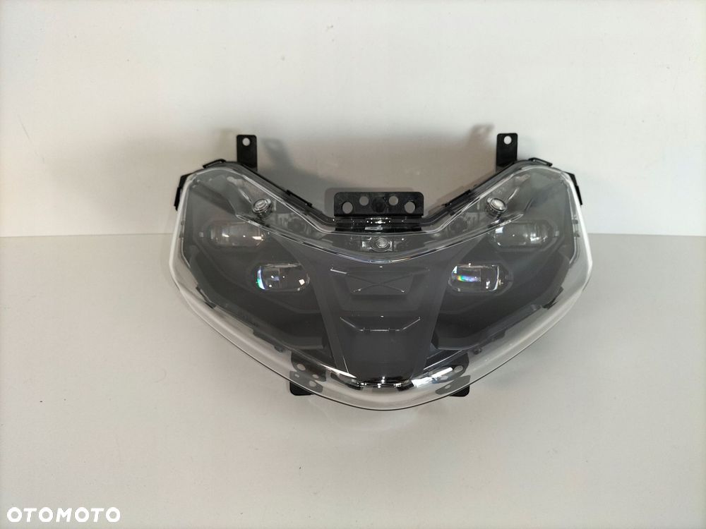 lampa przednia reflektor motor bmw ce 04 ce04 full led black - 1