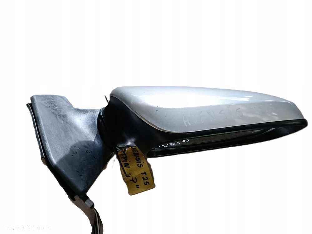 TOYOTA AVENSIS T25 03-09 r. LUSTERKO PRAWE ELEKTRYCZNE 7PIN lakier 1C0 - 3