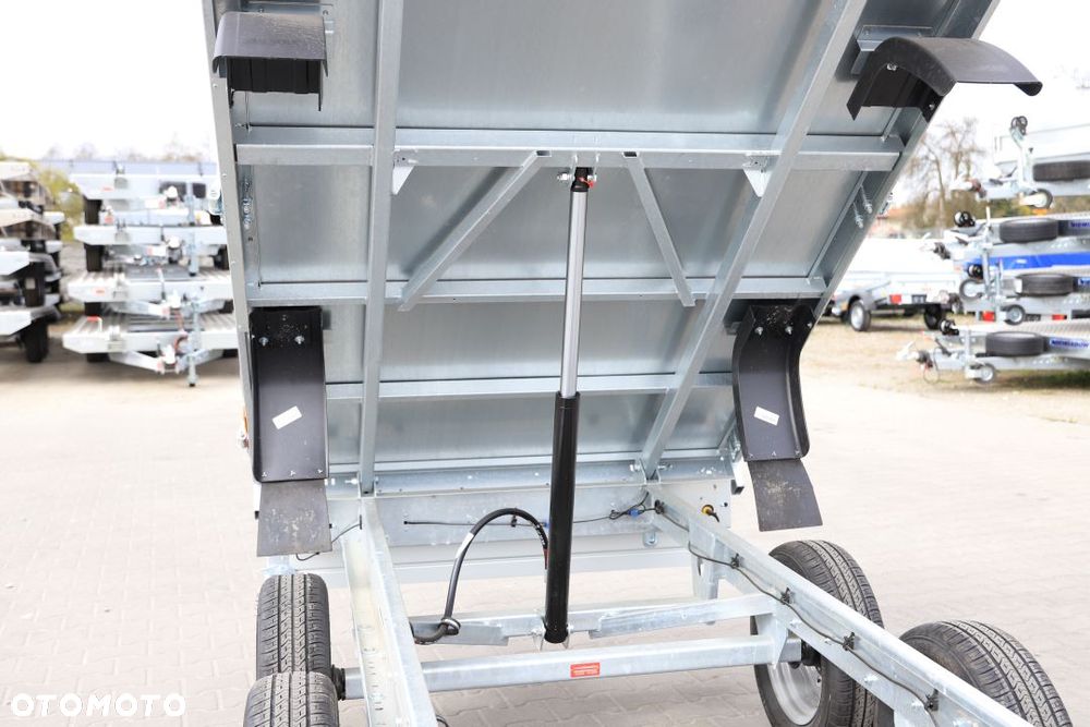 TEMARED TIPPER 2515/2 S 0,75T  253x152x30cm, DMC 750kg, Pompa ręczna , Burty ALU - 17