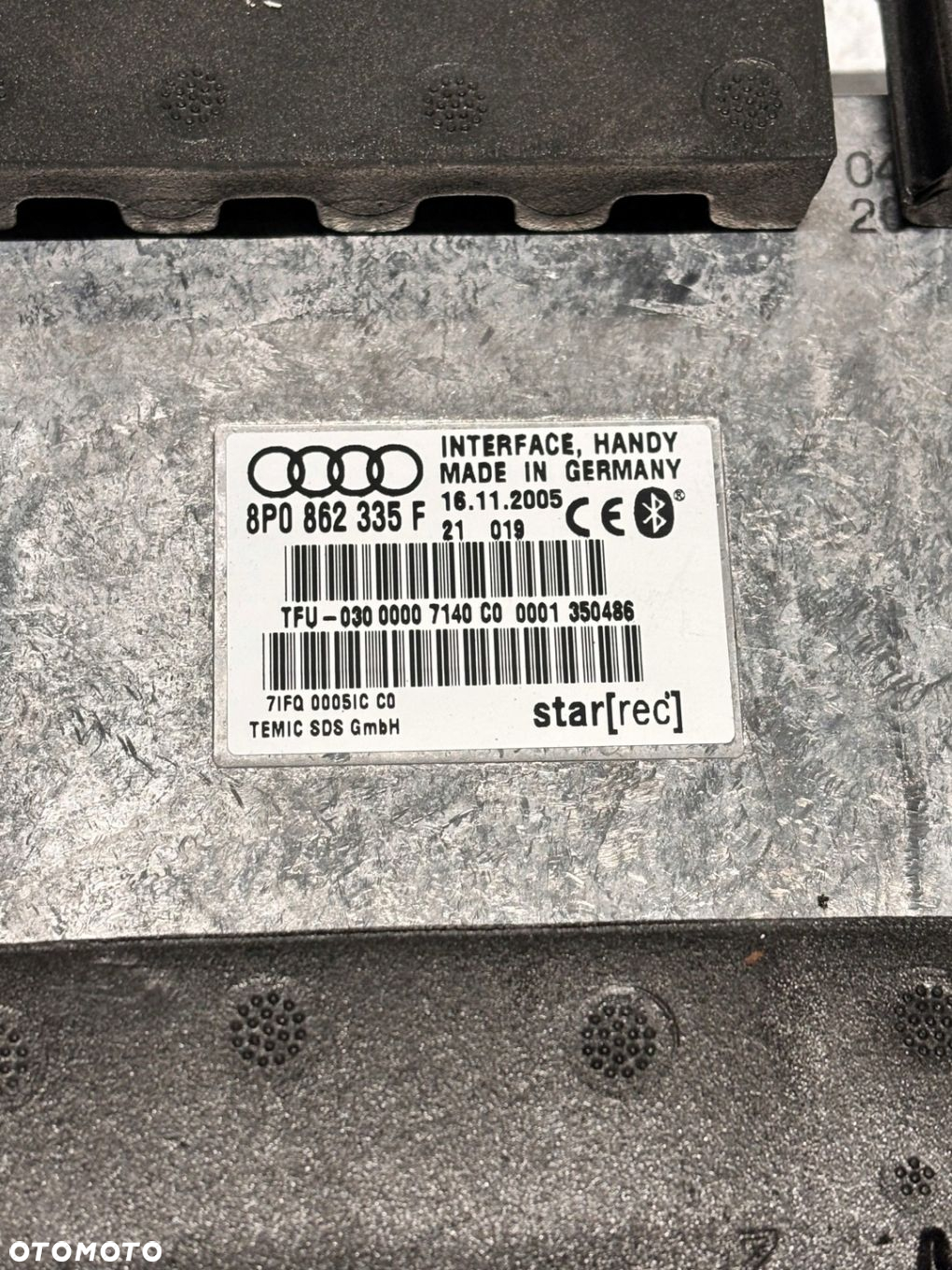 MODUŁ BLUETOOTH AUDI A4 B7 A3 8P 8P0862335F - 2