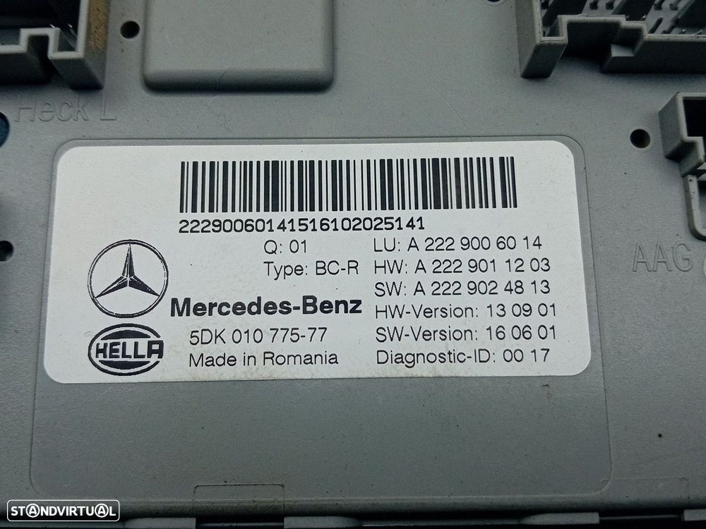 Caixa fusíveis / SAM / BSI MERCEDES-BENZ GLC (X253) - 3