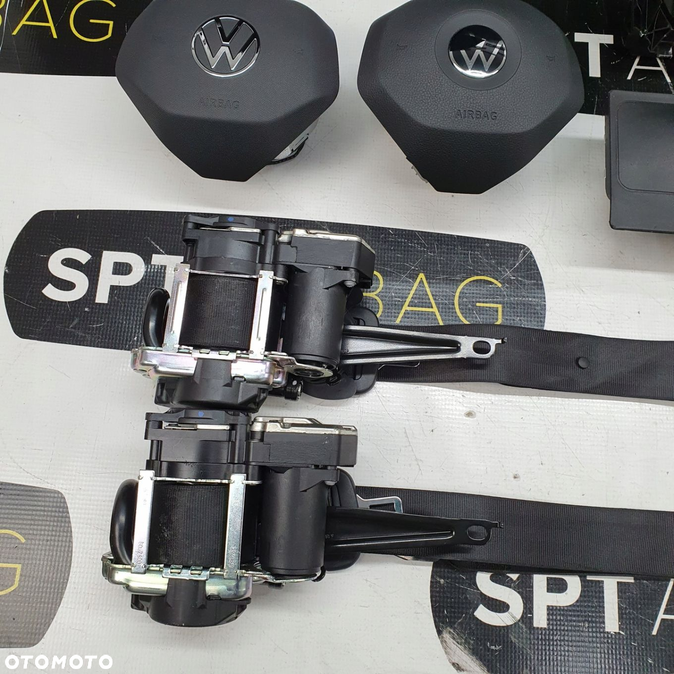 VW PASSAT B8 LIFT DESKA ROZDZIELCZA KONSOLA KOKPIT PULPIT PODUSZKI AIRBAG AIR BAG PASY KIT SET - 11