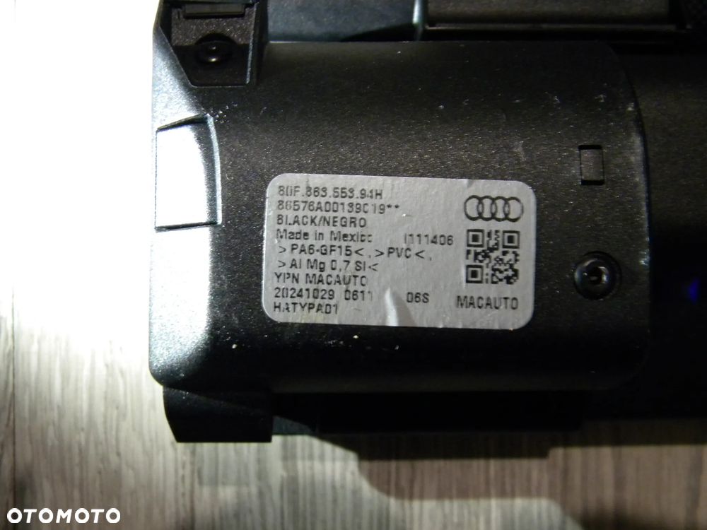 ROLETA BAGAŻNIKA AUDI SQ5 Q5 II 2 SPORTBACK 17-25r CZARNA BLACK CARGO COVER 80F FV 80F863553 - 11