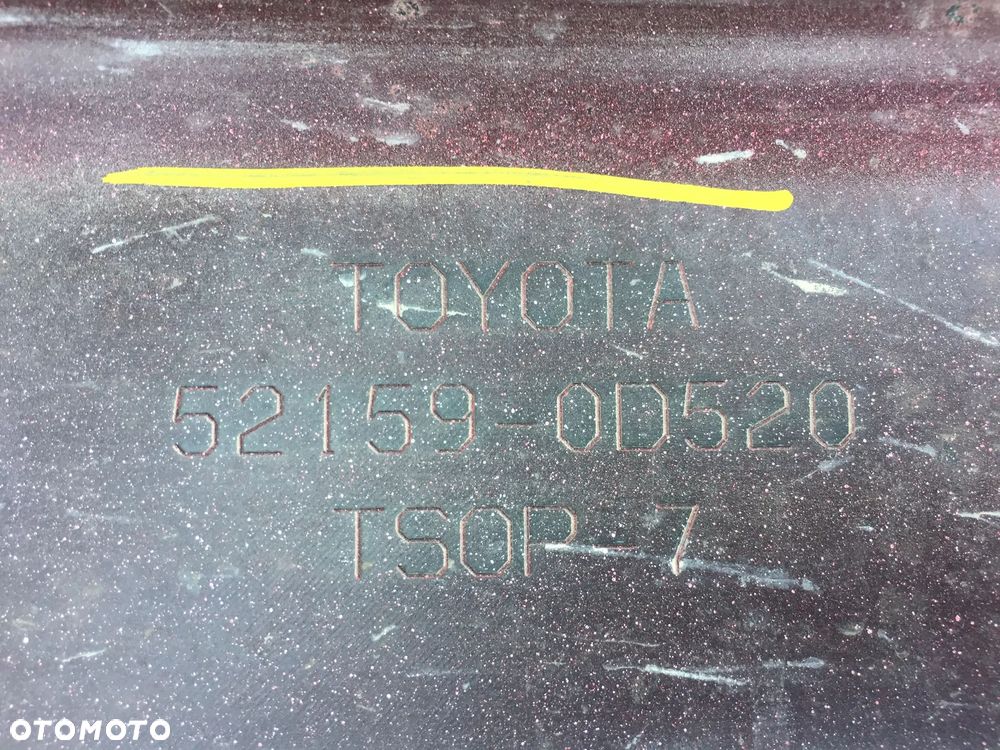 TOYOTA YARIS III LIFT 2014-2017 ZDERZAK TYLNY TYŁ - 9