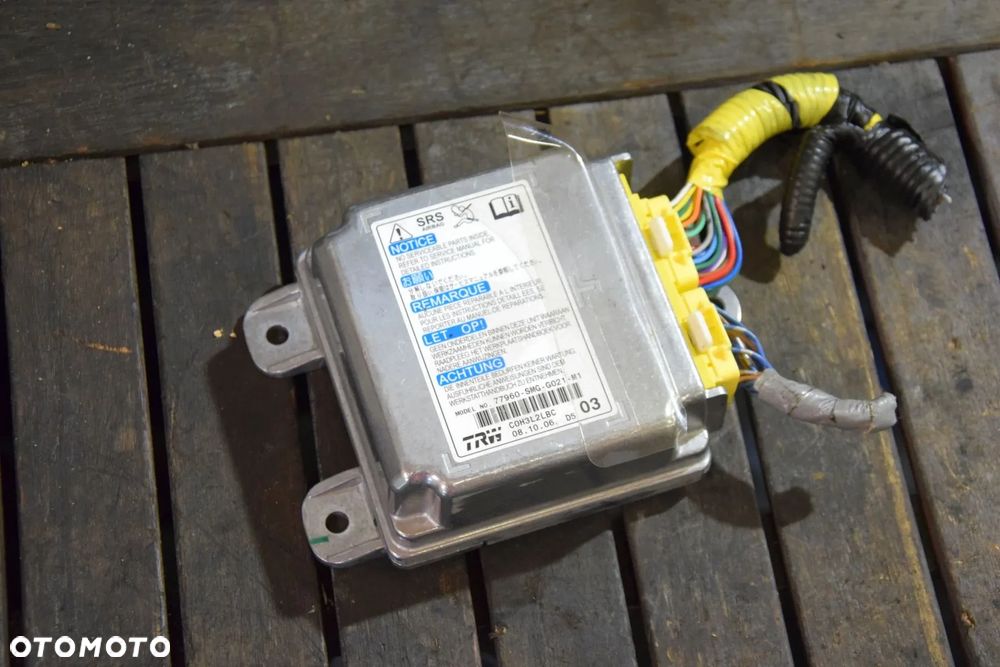 Honda Civic VIII UFO 06-11 Moduł sensor airbag poduszek powietrznych czysty, bezwypadkowy 77960-SMG-G021-M1 - 1